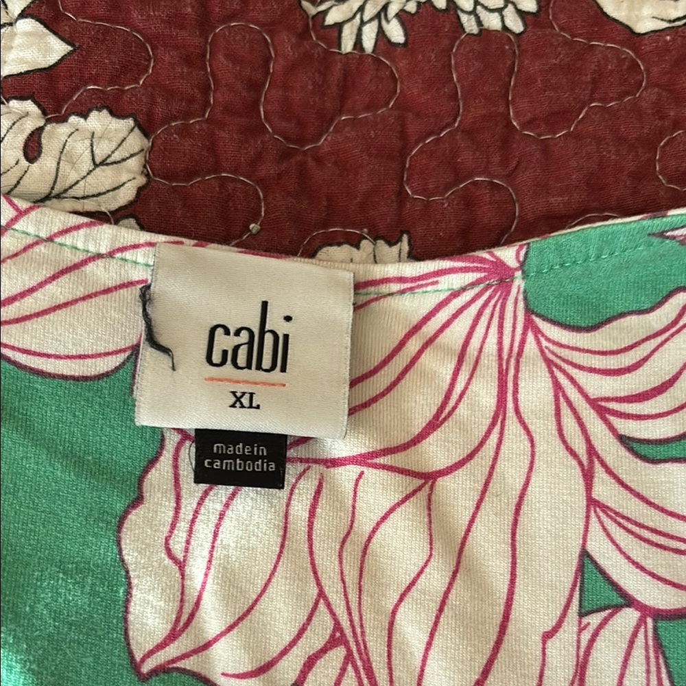 Cabi Floral Top XL
